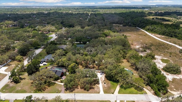 11207 Donneymoor Dr, Riverview, FL 33569 - aerial view of property and surrounding area with a heavily wooded area