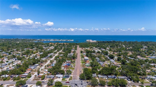 1400 63rd Ave S, Saint Petersburg, FL 33705 - aerial view of residential area with a large body of water