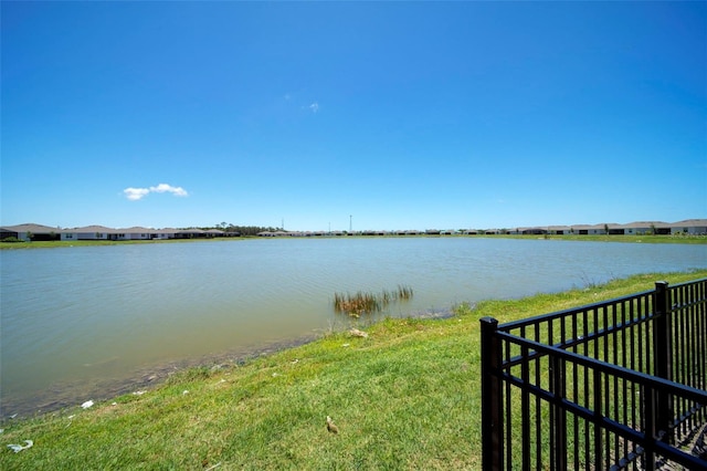 8589 Saint Kitts Cir, Englewood, FL 34224 - water view featuring fence