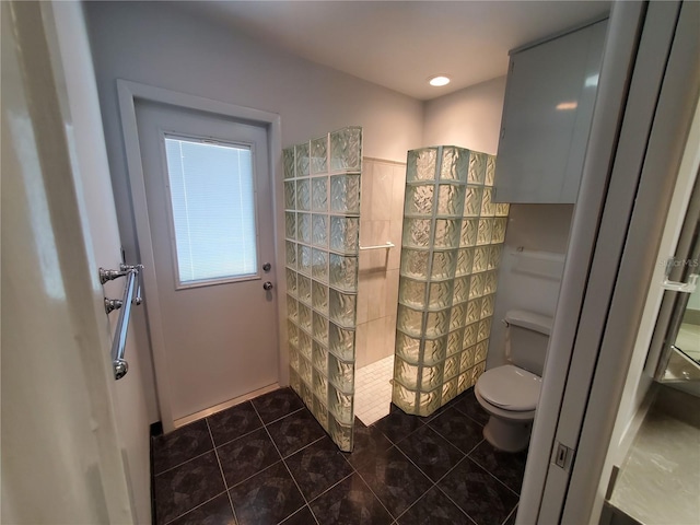 50 Water Oak Way, Oldsmar, FL 34677 - full bath featuring walk in shower, toilet, and tile patterned floors