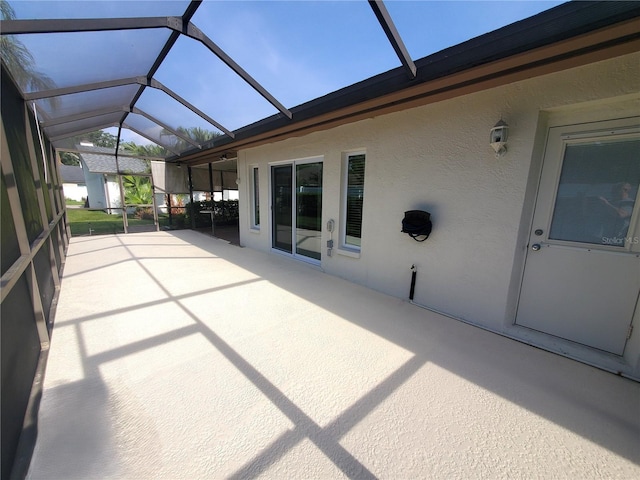 50 Water Oak Way, Oldsmar, FL 34677 - unfurnished sunroom with vaulted ceiling