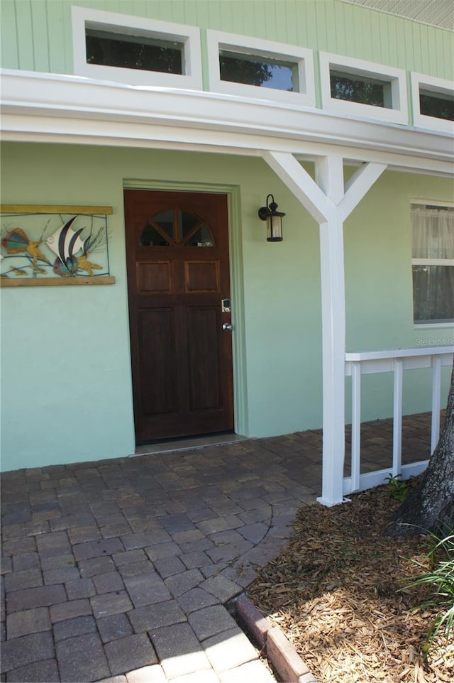 view of exterior entry