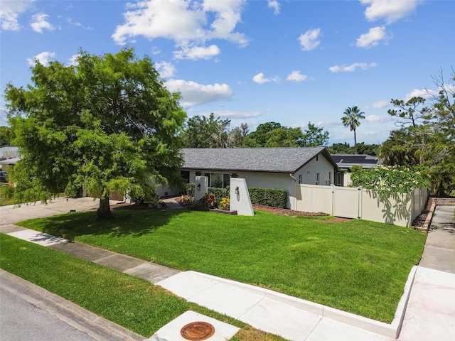 view of ranch-style home