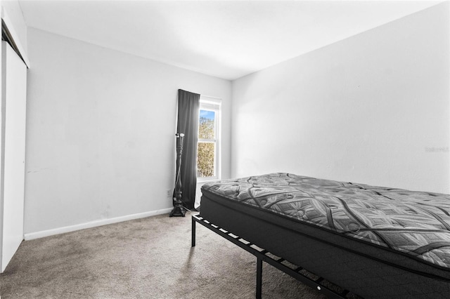 1799 N Highland Ave Unit 180, Clearwater, FL 33755 - carpeted bedroom featuring baseboards and a closet