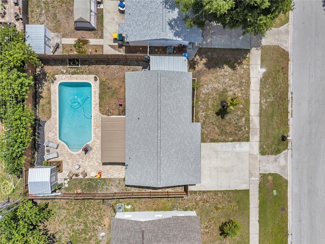 8497 Portulaca Ave, Seminole, FL 33777 - drone / aerial view of a pool
