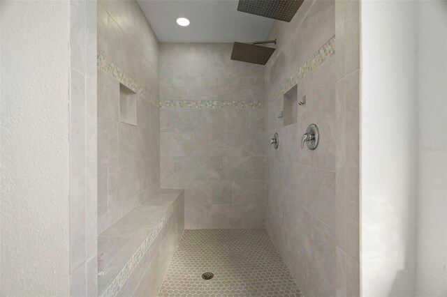2832 Brinley Dr, New Port Richey, FL 34655 - bathroom with tiled shower