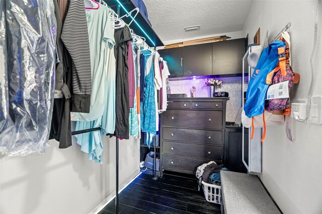 2832 Brinley Dr, New Port Richey, FL 34655 - walk in closet with wood finished floors