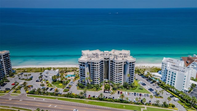 1600 Gulf Blvd Unit 514, Clearwater Beach, FL 33767 - aerial view of expansive beach and apartment complex / building