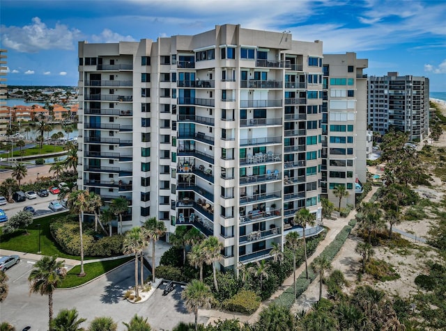 1600 Gulf Blvd Unit 514, Clearwater Beach, FL 33767 - view of apartment building / complex with a water view