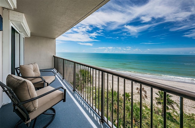 1600 Gulf Blvd Unit 514, Clearwater Beach, FL 33767 - balcony with view of water and beach