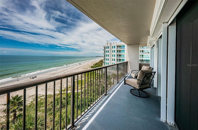 1600 Gulf Blvd Unit 514, Clearwater Beach, FL 33767 - balcony with view of water and beach
