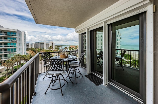 1600 Gulf Blvd Unit 514, Clearwater Beach, FL 33767 - balcony featuring a water view