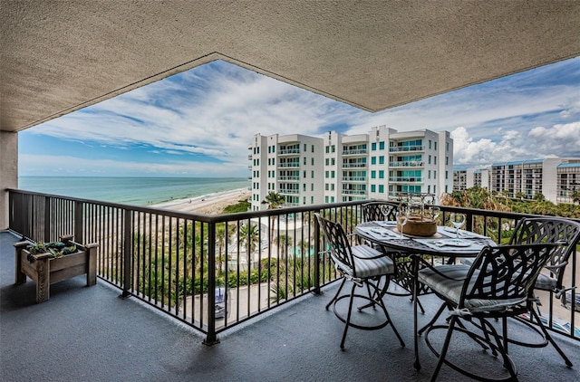 1600 Gulf Blvd Unit 514, Clearwater Beach, FL 33767 - balcony with a water view