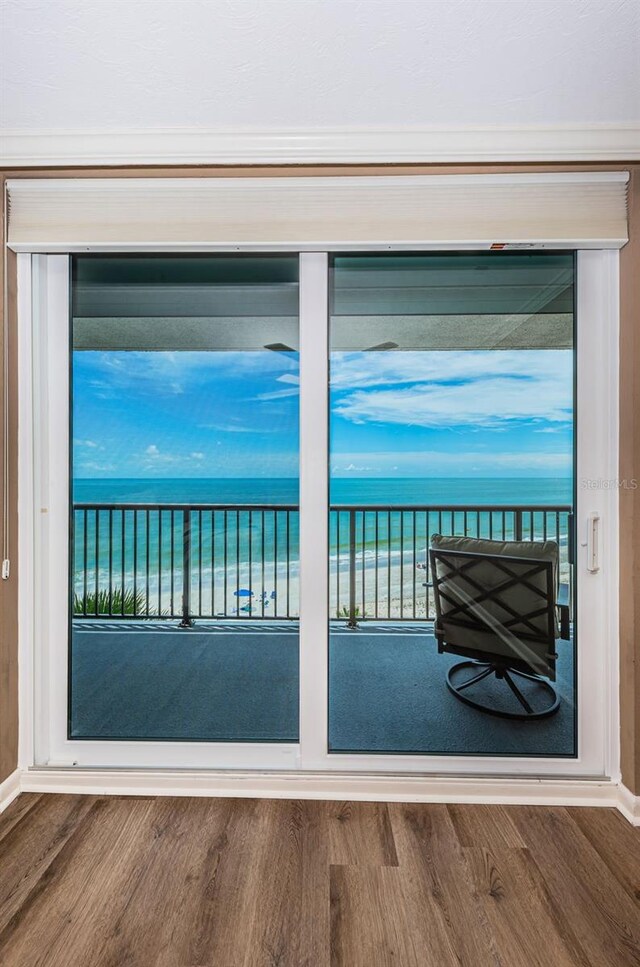 1600 Gulf Blvd Unit 514, Clearwater Beach, FL 33767 - balcony featuring view of water and beach