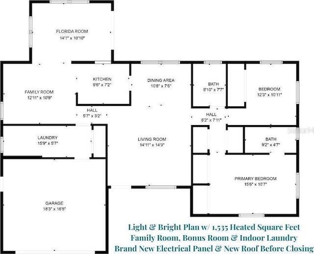 2113 Malcolm Dr, Palm Harbor, FL 34684 - home floor plan