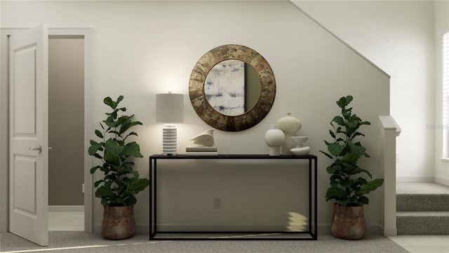 8625 Linked Dr, New Port Richey, FL 34655 - detailed view of carpet and baseboards