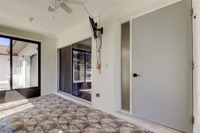 2380 Shelly Dr Unit B, Palm Harbor, FL 34684 - view of patio / terrace featuring ceiling fan