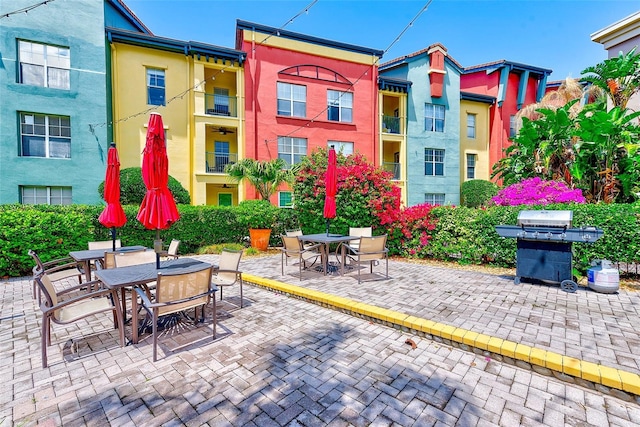 402 S Armenia Ave Unit 139A, Tampa, FL 33609 - view of patio / terrace with outdoor dining space and a grill