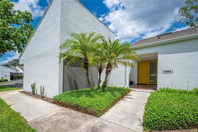 4006 Cypress Ln Unit 4006, Tampa, FL 33618 - property entrance featuring stucco siding