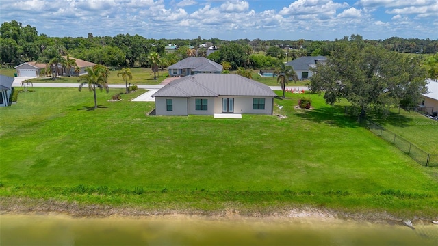 2484 SW 33rd Cir, Okeechobee, FL 34974 - view from above of property with a large body of water