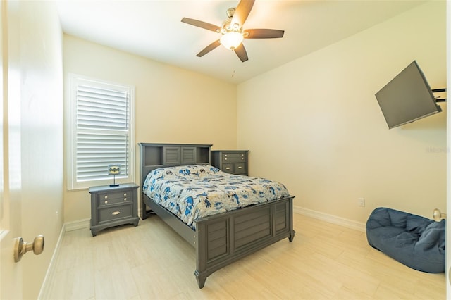 2484 SW 33rd Cir, Okeechobee, FL 34974 - bedroom with baseboards and ceiling fan