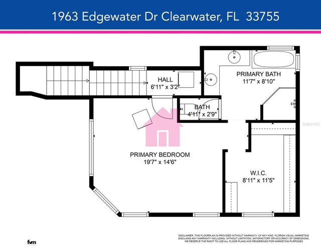 1963 Edgewater Dr, Clearwater, FL 33755 - property floor plan