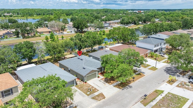 13643 Tramore Dr, Odessa, FL 33556 - aerial view of residential area featuring a large body of water