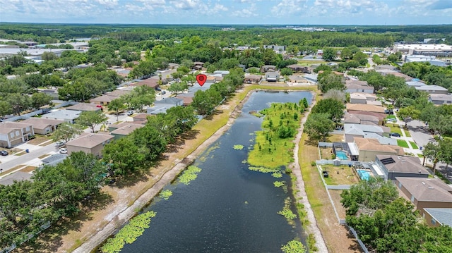 13643 Tramore Dr, Odessa, FL 33556 - aerial view of residential area with a large body of water