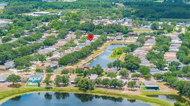 13643 Tramore Dr, Odessa, FL 33556 - aerial perspective of suburban area featuring a nearby body of water