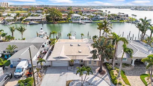 5 Marina Ter, Treasure Island, FL 33706 - aerial perspective of suburban area featuring a nearby body of water