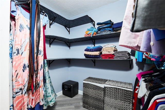 9802 N Oregon Ave, Tampa, FL 33612 - walk in closet with wood finished floors