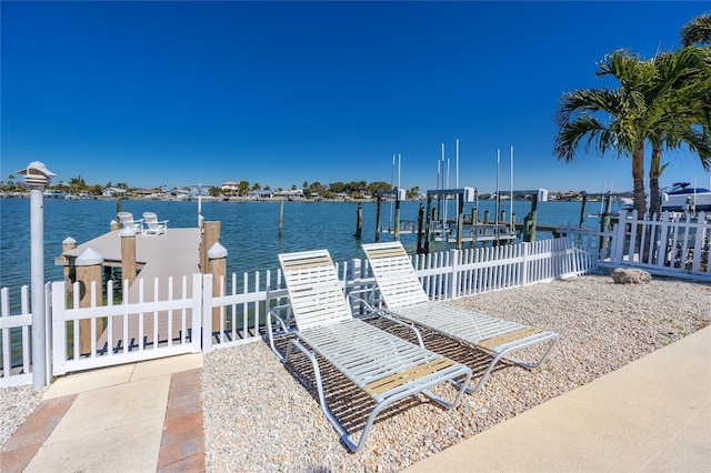 474 20th Ave, Indian Rocks Beach, FL 33785 - dock featuring a water view and boat lift