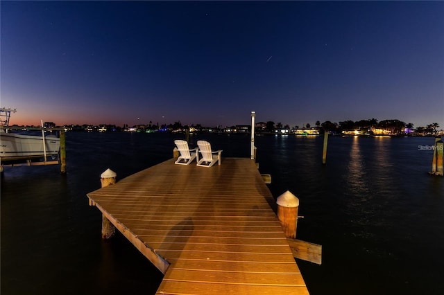 474 20th Ave, Indian Rocks Beach, FL 33785 - dock area with a water view