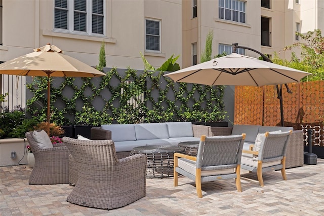 200 4th Ave S Unit 220, Saint Petersburg, FL 33701 - view of patio with outdoor lounge area