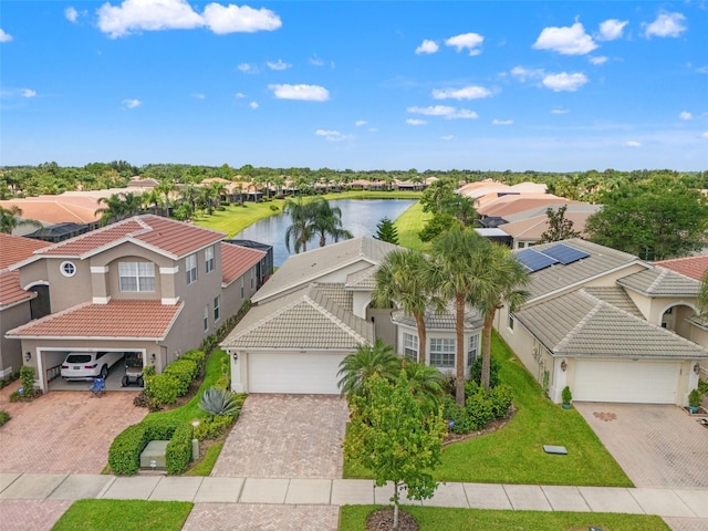 5009 Sandy Brook Cir, Wimauma, FL 33598 - aerial perspective of suburban area with a large body of water