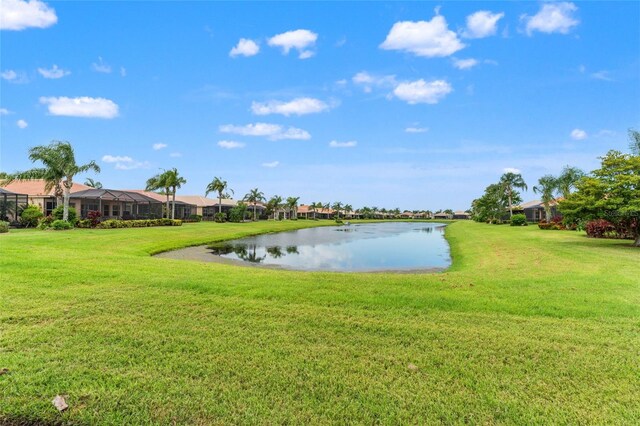 5009 Sandy Brook Cir, Wimauma, FL 33598 - water view featuring nearby suburban area