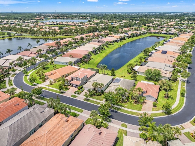 5009 Sandy Brook Cir, Wimauma, FL 33598 - aerial perspective of suburban area with a large body of water