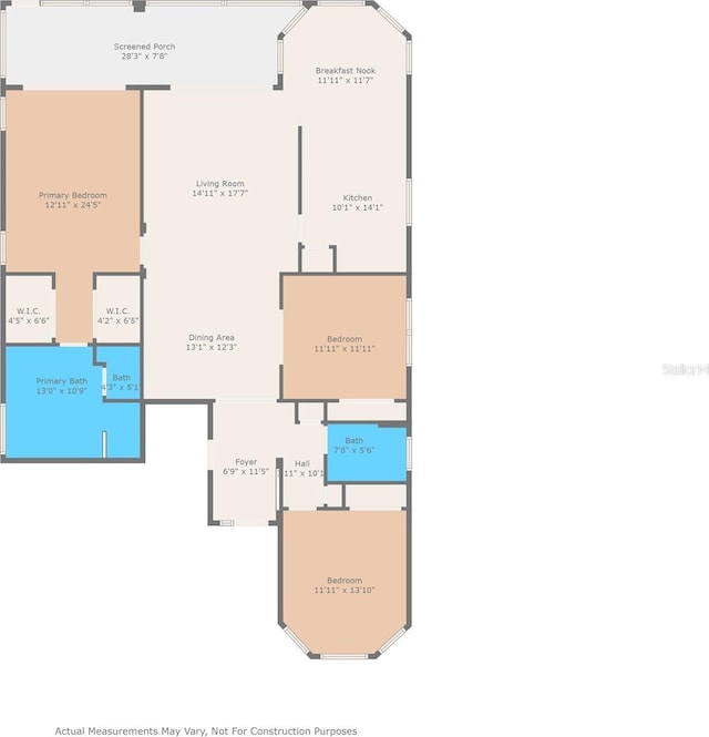 5009 Sandy Brook Cir, Wimauma, FL 33598 - view of floor plan / room layout