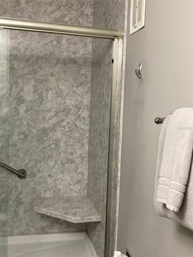 full bath with a stall shower