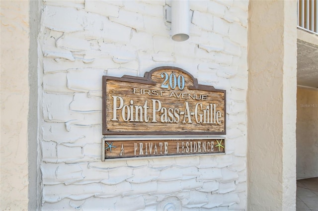 200 1st Ave Unit 309, St Pete Beach, FL 33706 - exterior view of stone siding