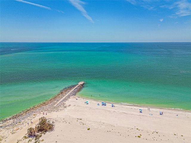 200 1st Ave Unit 309, St Pete Beach, FL 33706 - water view with local beach