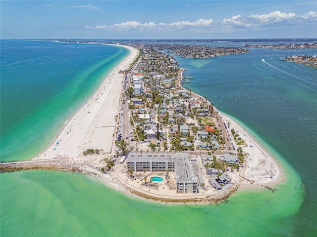 200 1st Ave Unit 309, St Pete Beach, FL 33706 - aerial view of unending shoreline