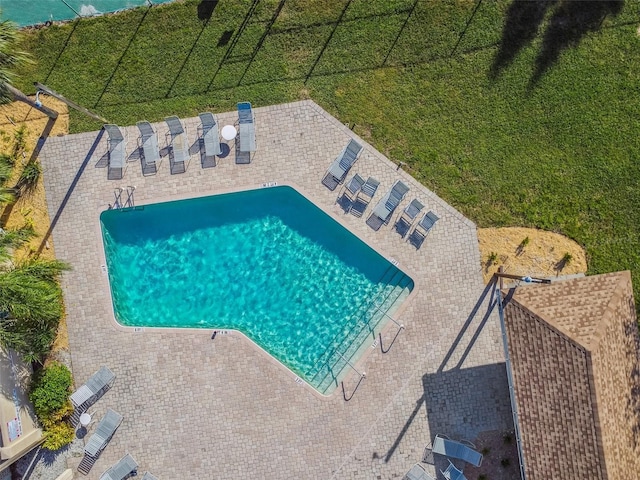 3520 51st Ave W, Bradenton, FL 34210 - view of pool with a patio area