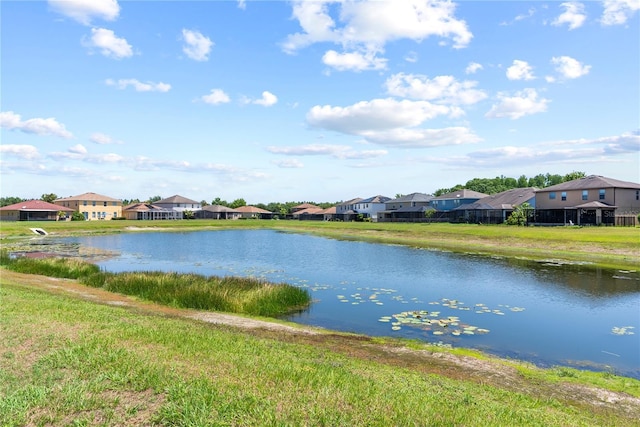 water view with nearby suburban area