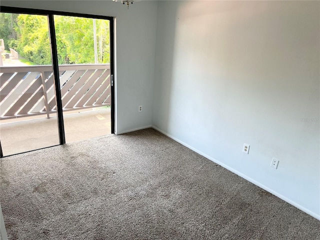 647 Fairmont Ave Unit C, Safety Harbor, FL 34695 - empty room featuring carpet floors and baseboards