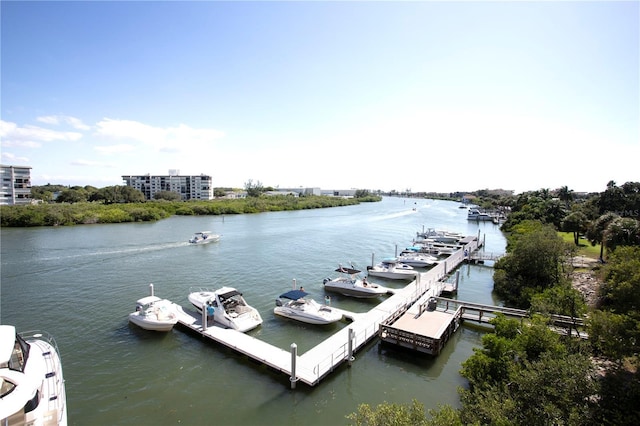 399 2nd St Unit 417, Indian Rocks Beach, FL 33785 - dock area with a water view