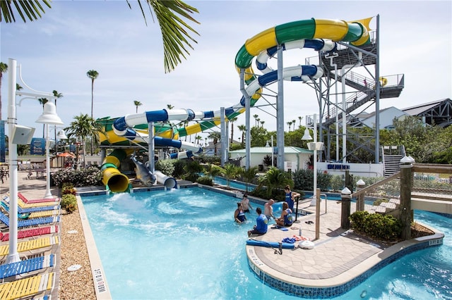 399 2nd St Unit 417, Indian Rocks Beach, FL 33785 - community pool featuring a water slide