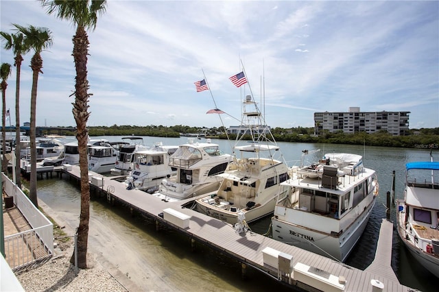 399 2nd St Unit 417, Indian Rocks Beach, FL 33785 - dock featuring a water view