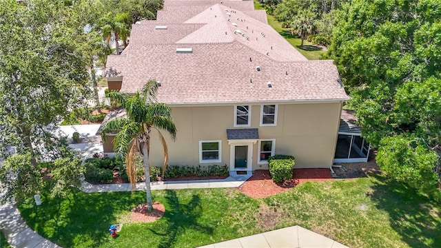8576 Sandy Beach St, Tampa, FL 33634 - aerial view of property and surrounding area