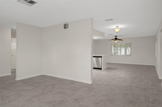 4315 Flexer Dr, Hernando Beach, FL 34607 - unfurnished room featuring a ceiling fan and baseboards